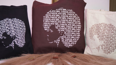 Chocolate Afro Tote