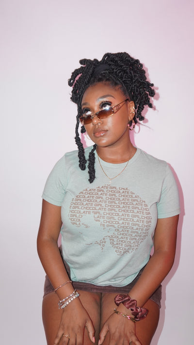 Mint Chocolate Afro Tee