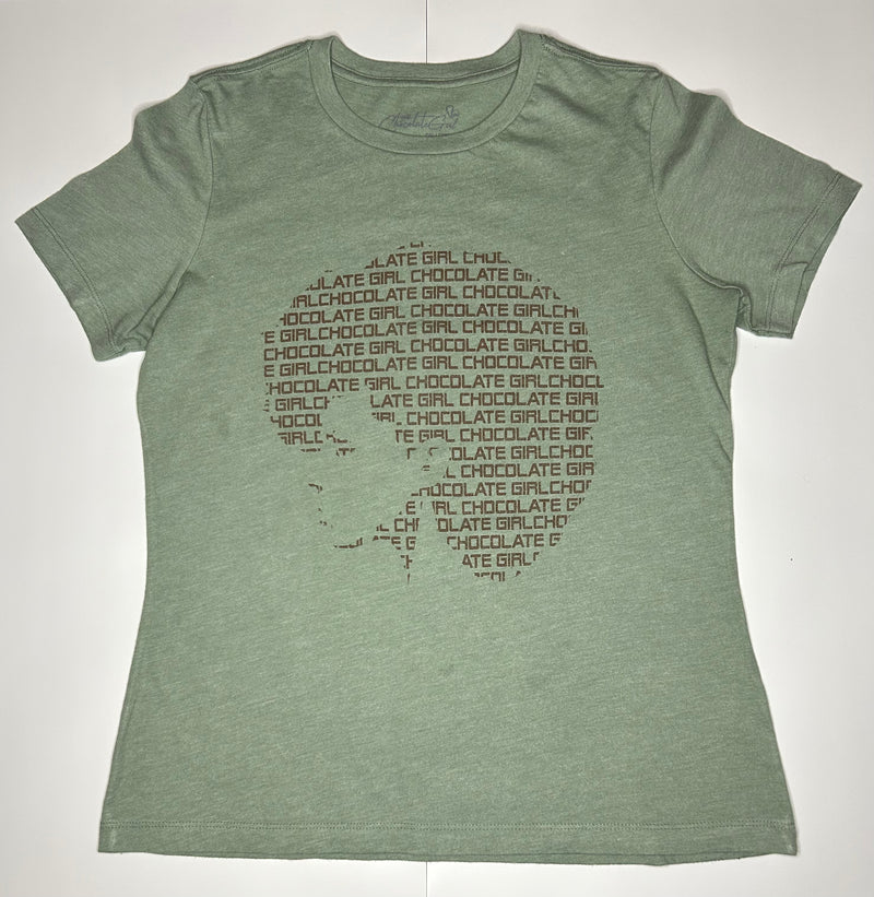 Mint Chocolate Afro Tee